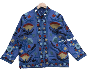 Suzani Embroidery Cotton Jacket