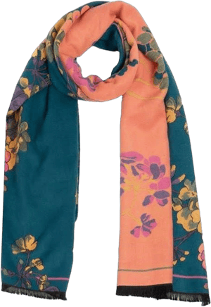 SAACHI Women's Floral Reversible Scarf