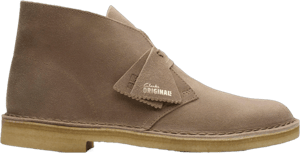 Clarks Mens Desert Boot Taupe Distressed