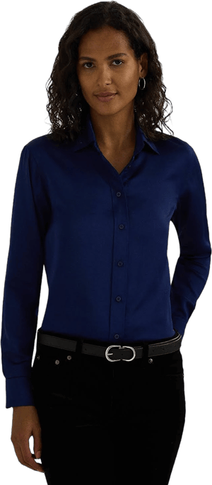 Lauren Women's Ralph Lauren Classic Fit Satin Charmeuse Shirt