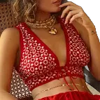 Carnival Red Crop-top