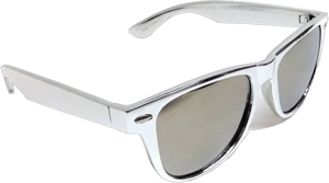 Retro Classic Square Metallic Sunglasses with Mirror Lenses