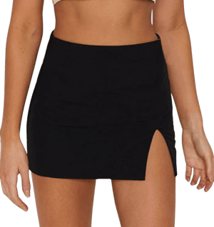 Wrotorea Women's High Waist Bodycon Mini Skirt