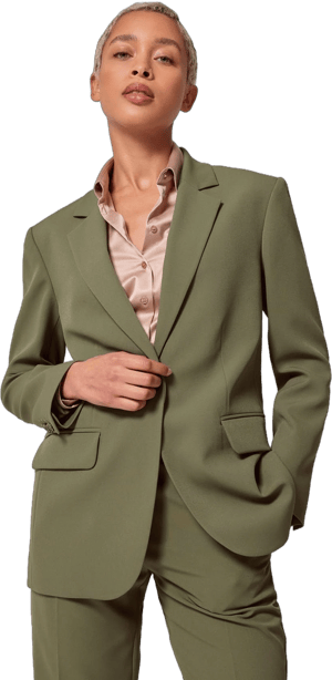 Hawes & Curtis Single Breasted Longline Blazer