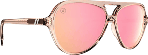 Candy Cove Aviator Sunglasses with Polarized Pink Lenses