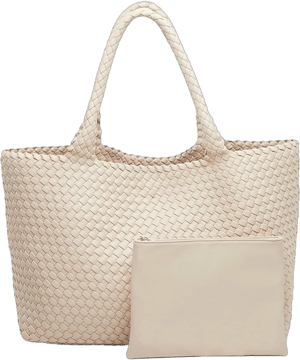 Crown Vintage Woven Tote & Wallet