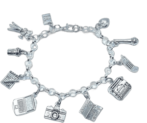 Journalist Charm Bracelet Photojournalist, Gift