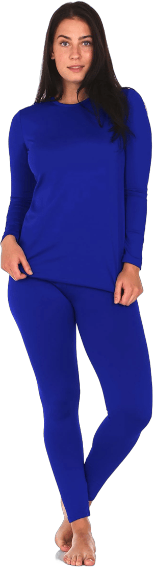 Thermajane Women's Fleece Lined Long Johns Thermal Underwear Set