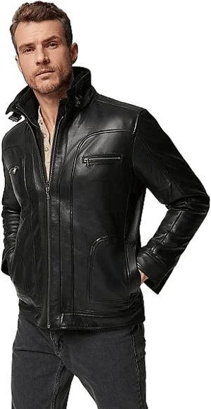 Overland Memphis Leather Moto Jacket