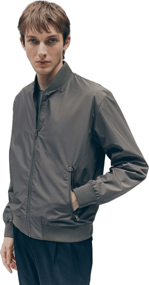 H&M Men's Regular-Fit Lightweight Bomber Jacket