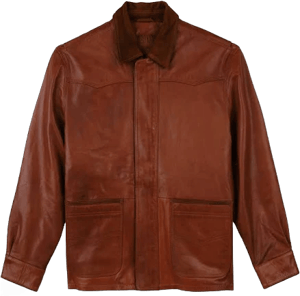 King Ranch Men's Leather Ranch Coat