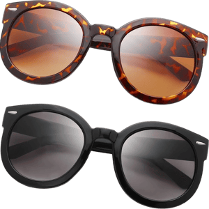 Retro Oversized Round Circle Sunglasses