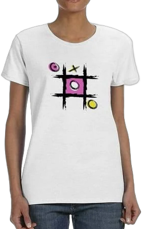 Tee Bangers Tic Tac Toe Graphic T-Shirt