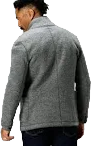 Flint and Tinder Men's The Boiled Wool Chore Blazer in Medium Heather Grey, Size XL