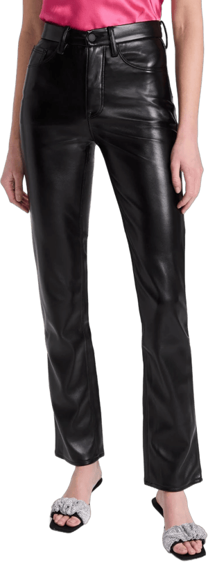 Women's Good American Better Than Leather Faux Leather Good Icon Pants