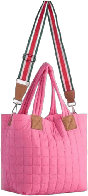 Quilted Tote & Crossbody Bag