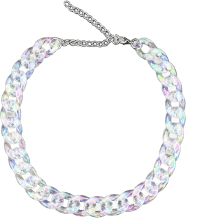 Punk Acrylic Cuban Link Chain