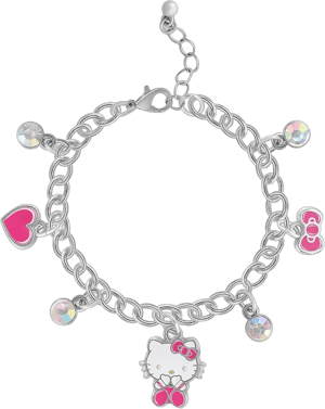Hello Kitty Sanrio Charm Hearts Bracelet