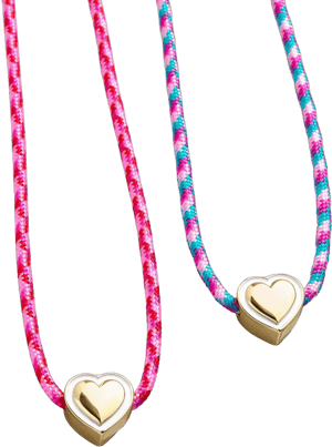 Kids' BaubleBar Heart to Heart Friendship Necklace Set