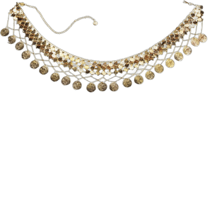 Bollywood Gold Coin Chain Belt