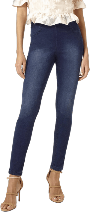Hue Women's Reversible Denim High Rise Leggings