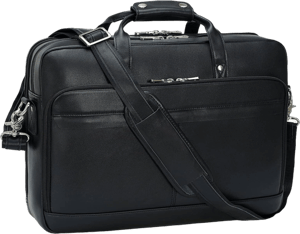 Masa Kawa Men's Leather Briefcase