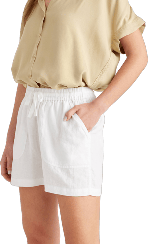 Quince Women's European Linen Shorts