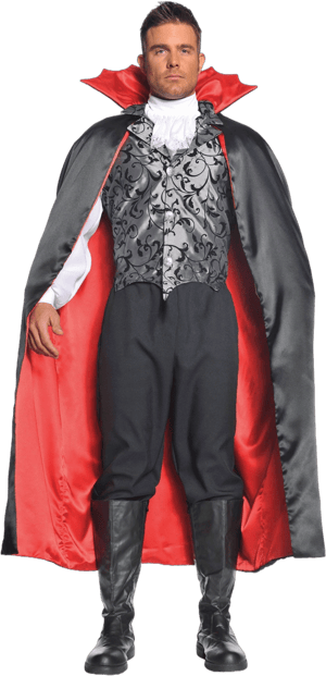 Vampire Reversible Satin Cape