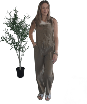 Olive Utility Jumpsuit
