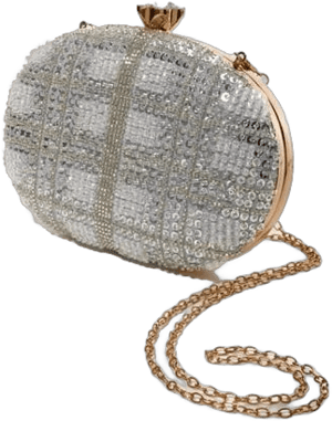 Boston Proper Sparkle Sequin Clutch