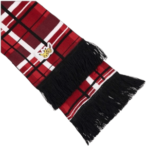 Pokemon Center Pikachu & Eevee Plaid Knit Scarf