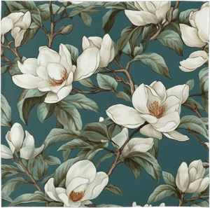 Cottagecore Floral Silk Bandana