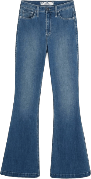 Hollister Women's Curvy High-Rise Vintage Flare Jeans