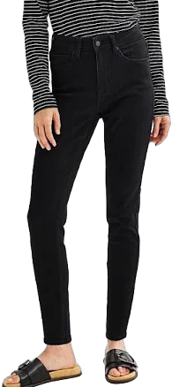 Women's Sonoma Goods For Life High Rise Skinny Jeans, Size: 18 Regular, Black