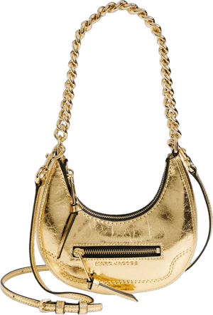 Marc Jacobs Mini Crescent Metallic Crossbody Bag