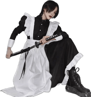 Lolita Long Apron Dress