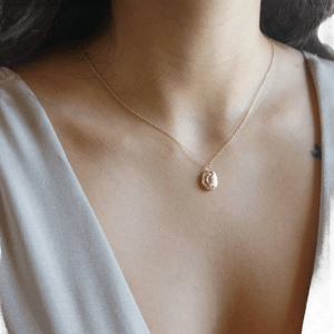 Victorian Inspired Gold Locket Necklace