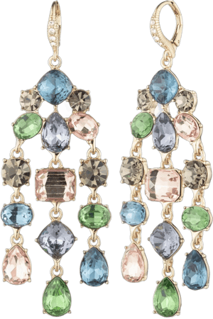 Givenchy Women's Gold-Tone Crystal & Stone Chandelier Earrings