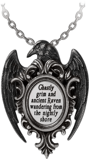 Magick.com Quoth The Raven Pendant