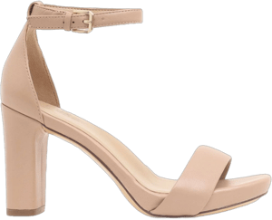 Naturalizer Joy Women's Square Toe Leather Ankle Strap Sandals