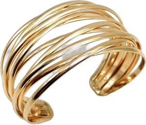 HUASAI Women's Greek Goddess Gold Arm Cuff