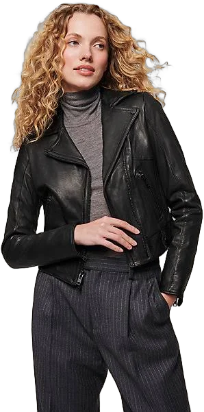 Overland Ariel Leather Moto Jacket