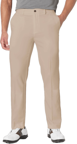 Pga Tour Men's Flat Front Golf Pants with Expandable Waistband