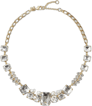 Ann Taylor Women's Crystal Statement Necklace