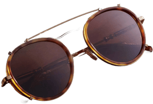 DIFF Obi-Wan Round Polarized Sunglasses