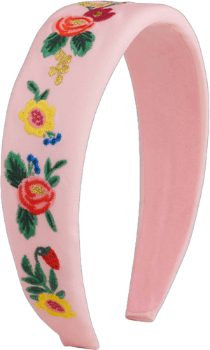 Rifle Paper Co. Climbing Roses Embroidered Fabric Headband