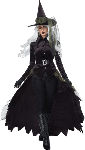Gothic Witch Magic Wizard Halloween Costume