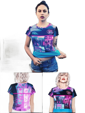 BlissGirl Neon City Love Tee