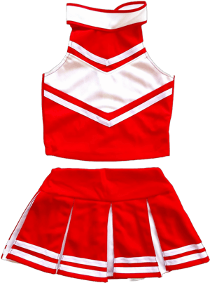 Total 2550 Little Girls' Cheerleader Cheerleading Outfit Uniform Costume Cosplay