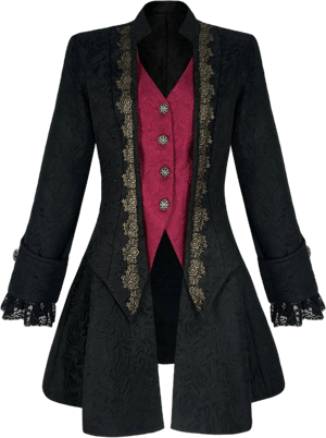 Steampunk Victorian Gothic Pirate Jacket